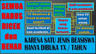 Bedah CV Beasiswa | Cara Membuat CV Beasiswa yang Baik dan Benar Bedah CV Beasiswa | Cara Membuat CV Beasiswa yang Baik dan Benar