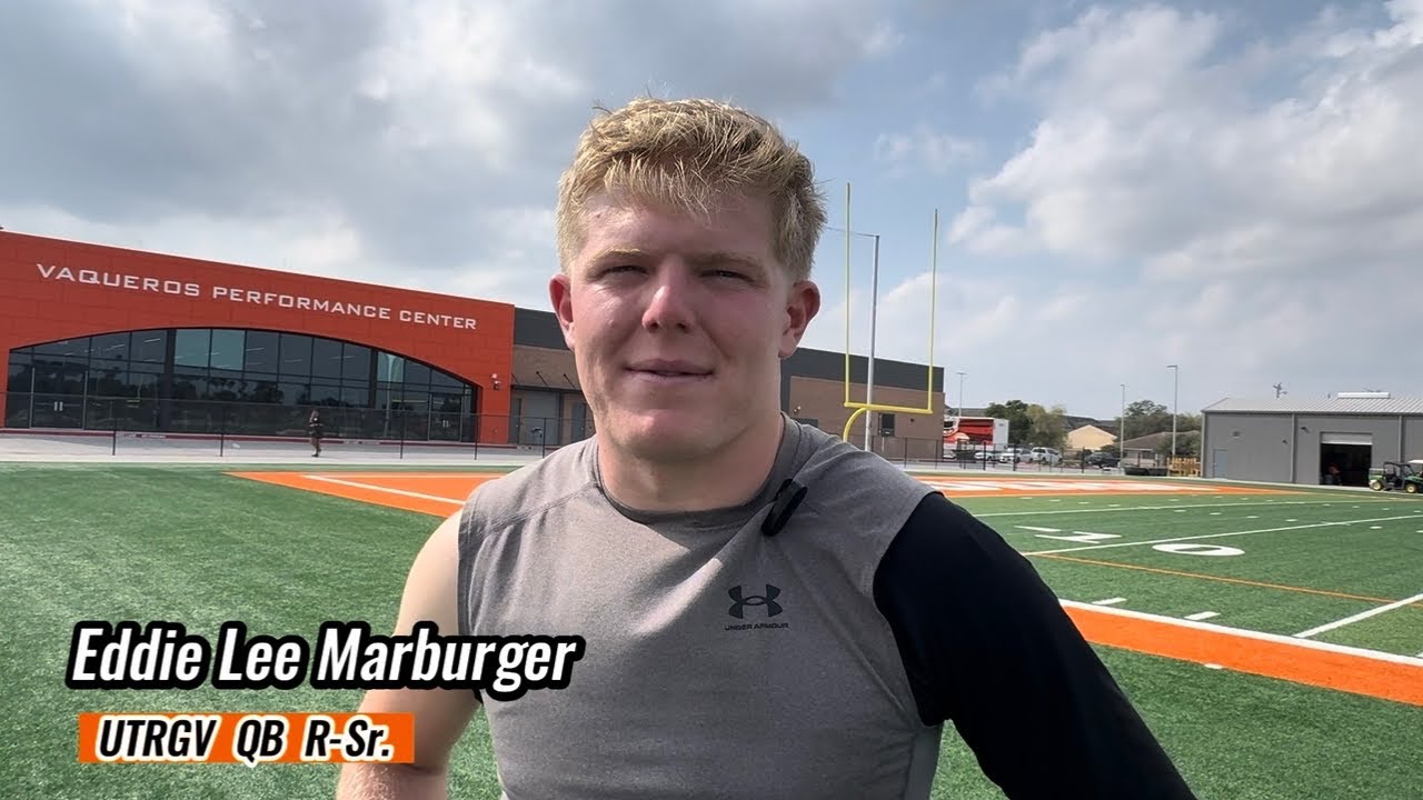 UTRGV Football: Interview w/ Vaqueros QB Eddie Lee Marburger