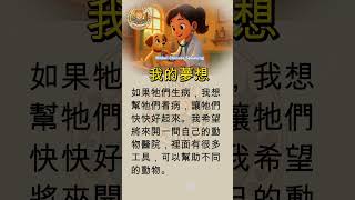 🎧 我的夢想 #shorts #chinese #mandarin #chineselanguage #chineselearning #chinesereading #chinesebeginner