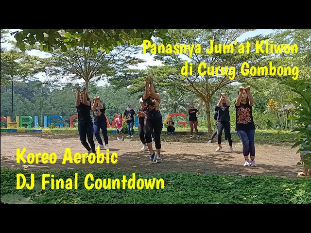 Koreo Aerobic mudah untuk pemula || DJ Final Countdown class=