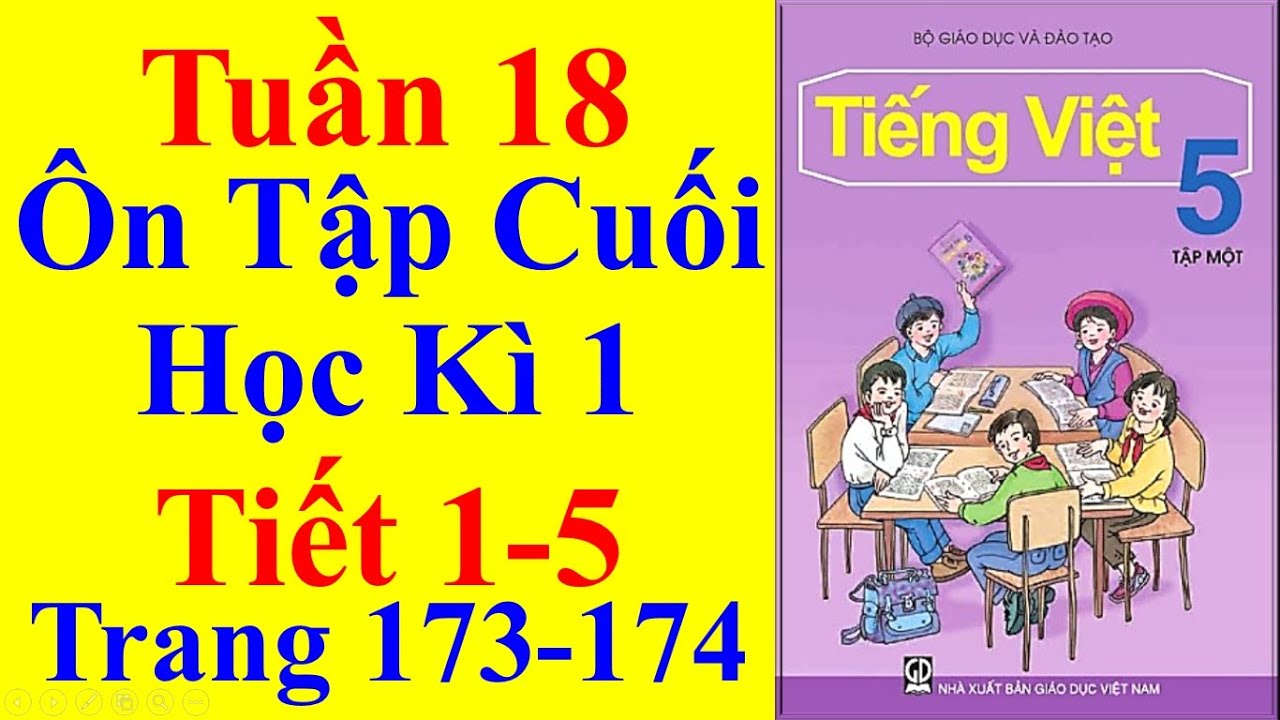 Ôn tập cuối học kì 1 lớp 5 | Tiếng Việt Lớp 5 – Tuần 18 – Ôn Tập Cuối Học Kì 1 – Trang 173 – 174 – Tiết 1 – 5