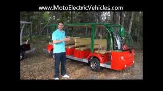 The citEcar 15 Passenger People Mover Electric Shuttle | From Moto Electric Vehicles screenshot 2