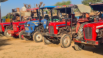 JCB 3dx Xpert and Tractor Stuck Loaded Mud in Trolley Mahindra 575 Eicher 380 Massey 241 Kubota