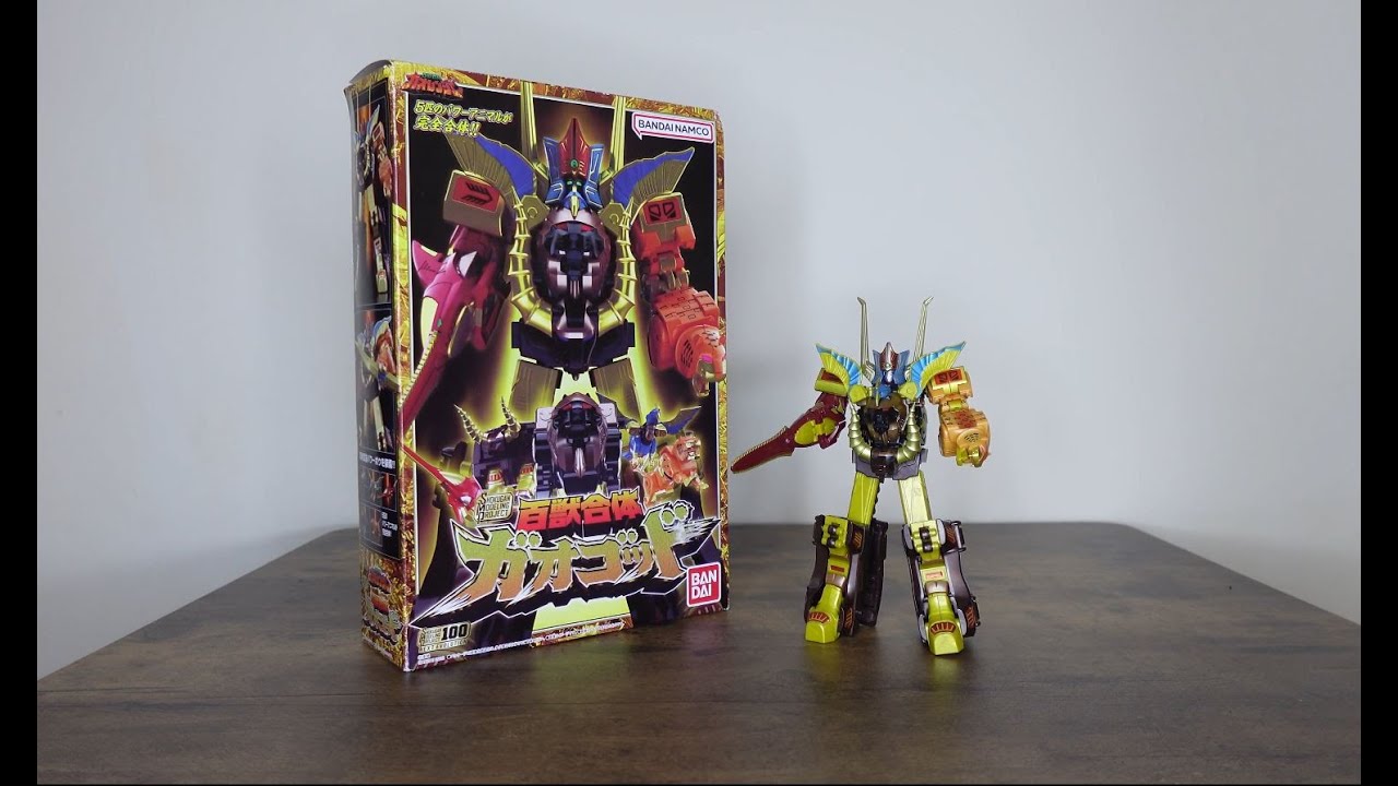 SMP Hyakujuu Sentai Gaoranger/Wild Force Power Rangers GaoGod/Animus Megazord Unboxing & Reviews