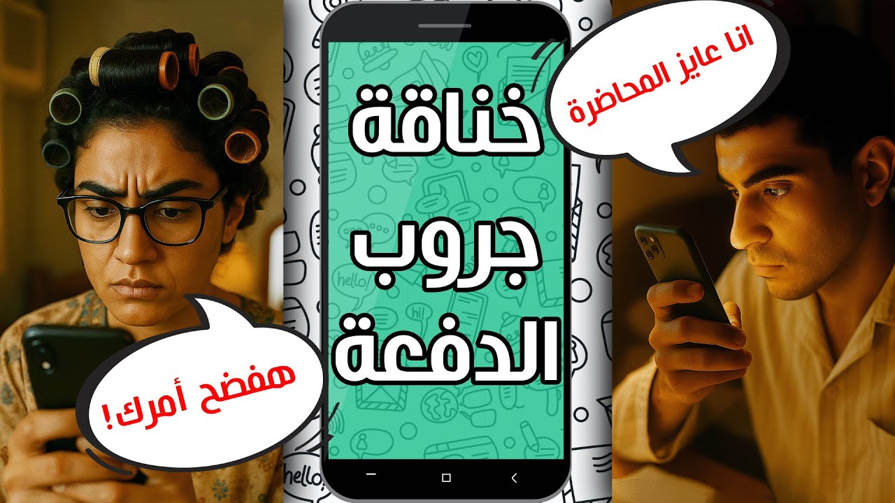 محادثة مجنونة: ضحك بلا توقف😂 في جروب دفعة التجارة