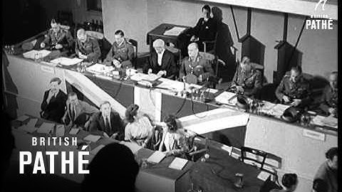 Manstein War Crimes Trial Begins (1949)