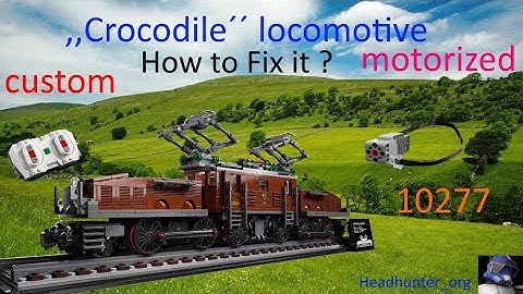 Crocodile 10277 motorized+Mod  |Headhunter_org