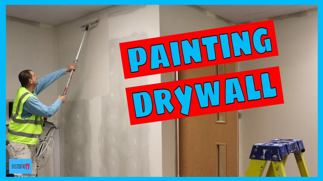Painting Drywall plasterboard YouTube Painting Drywall plasterboard YouTube
