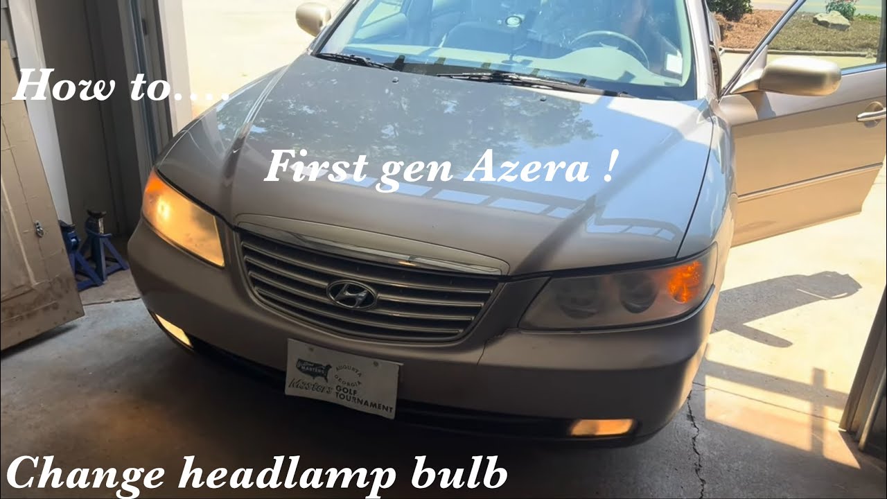Headlamp bulb replacement for a first generation 2007-2011 Hyundai ...