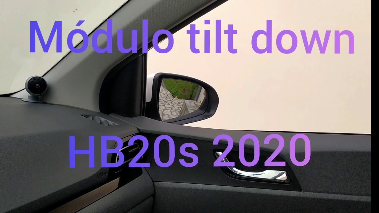 Módulo Tiltdown Retrovisor Hyundai Hb20 2016 em Diante