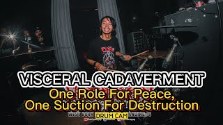 VISCERAL CADAVERMENT - O.R.F.P, O.S.F.D(DRUM CAM) Live at WESTBORN PARTY STILL STANDING #8