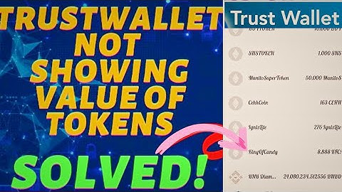 WHY TRUSTWALLET IS NOT SHOWING THE VALUE OF TOKENS! (SOLVED)❗❗