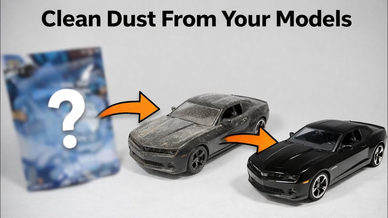 How To Clean Dust From Your Models - YouTube