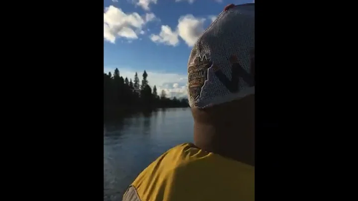 LUND 40 HP another beautiful evening fishing in Anglin lake Saskatchewan