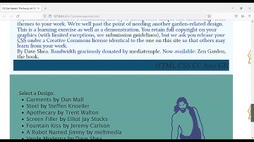 CSS Zen Garden  The Beauty of CSS Design — Mozilla Firefox 2021 11 10 13 58 53