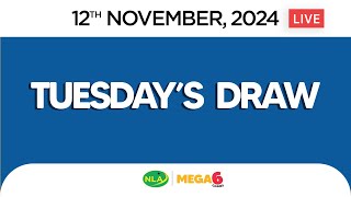 Mega6 Games Evening Cashout Live Draw Tuesday 12 November 2024 : Event 00468