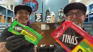 Tina’s Burritos kicks off “Frozen Week”!! We’re going to try different types of frozen food