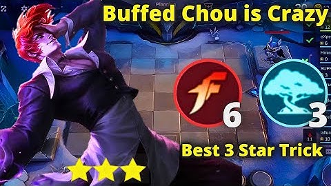 New Buffed 3 Star Chou With Commander Aamon | MLBB MAGIC CHESS GOGO BEST SYNERGY COMBO TERKUAT