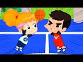 Novo episódio! 🏀Groovy o Marciano & Phoebe jogam basquetebol | Desporto Infantil