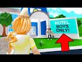This Hotel Was BOYS ONLY.. So I Went UNDERCOVER! (Roblox Bloxburg)