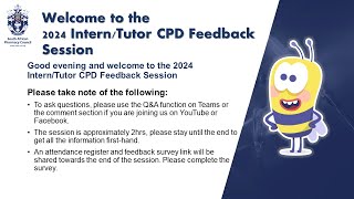 2024 Intern/Tutor CPD Feedback Workshop