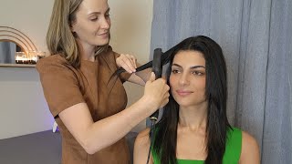 ASMR Perfectionist Sleek Hair Straighening and Perfecting - Hairplay & Hairstyling | Finishing Touch