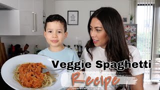COOK WITH ME | KIDS Veggie Pasta Recipe | PERFECT FOR FUSSY EATERS &amp; ADULTS TOO | Jessica Alzate