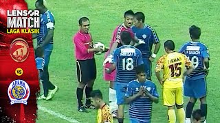 Rispek Meiga Nenangin Teman2nya Yang Emosi  Sriwijaya Vs Arema  All Foul  Laga Klasik 20112012