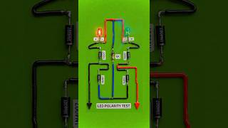How to Make LED Polarity Detector ⚡ Test + and – Instantly Without Multimeter #LEDProjects