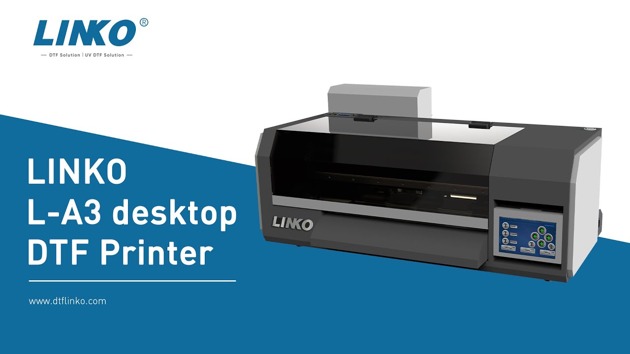 The perfect desktop DTF printer for beginners | LINKO DTF Printer L-A3 dtflinko.com 
