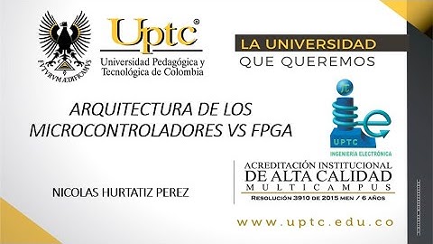 Arquitectura de los Microcontroladores vs FPGA