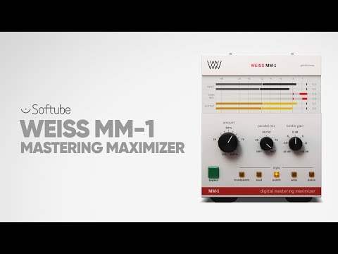 Weiss MM-1 Mastering Maximizer plug-in - Softube