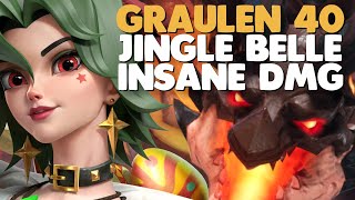 Jingle Belle DESTROYS Graulen 40 in Infinite Magicraid when paired with Esther