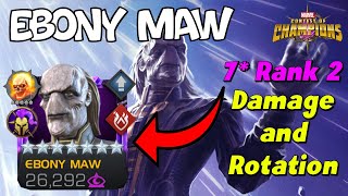 Ebony Maw - Damage & Utility Showcase - 7 Rank 2