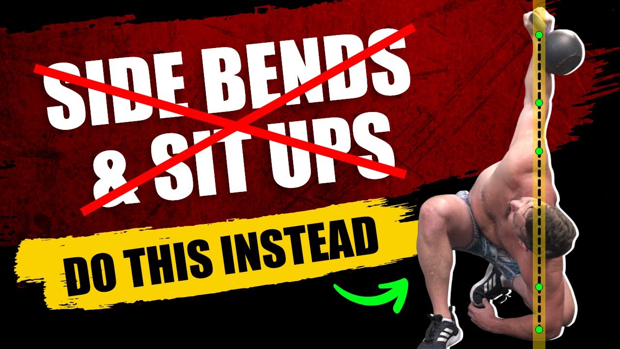 SINGLE Kettlebell Ab & Oblique Workout For Beginners (NO Side Bends