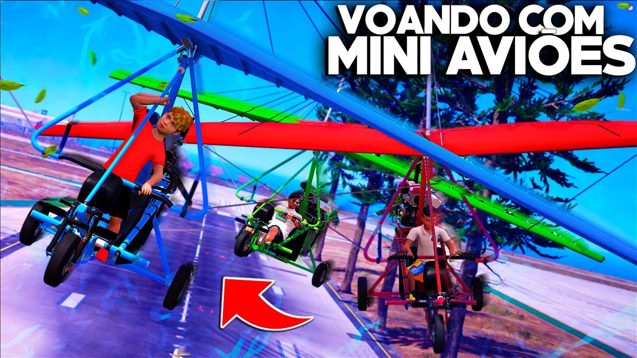 GTA V: VIDA DE RICO | KAUANZINHO CHOROU MUITO DEPOIS DESSE PASSEIO MINI AVIÕES EM FAMILIA!😰 | EP#06