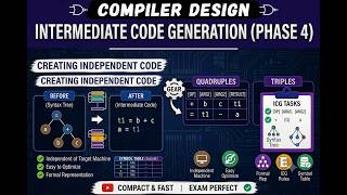 Intermediate Code Generation in Compiler Design | 3 Address Code Generation