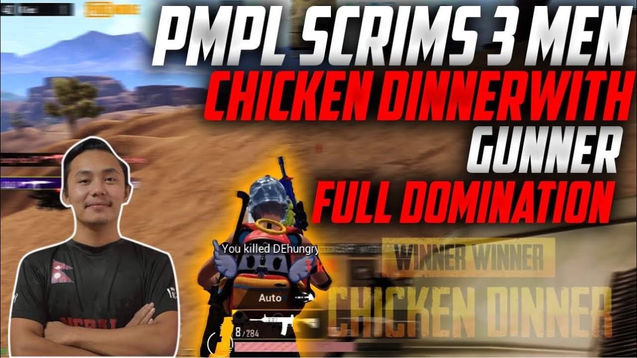 ELEMENTRIX 3 MAN DOMINATION IN PMPL SCRIMS WITH GUNNER.