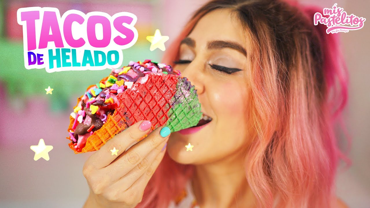 TACOS DE HELADO | MIS PASTELITOS | Mis Pastelitos