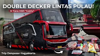 Download Lagu BALI-YOGYA NAIK BUS DOUBLE DECKER 4 METER! | Trip M Trans \ MP3