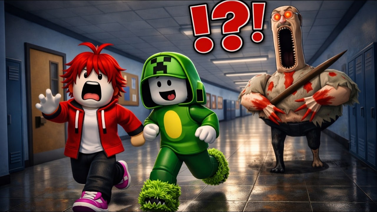 JJ and Mikey Escaped SCARY TEACHER.EXE ?! 🚨😨 (Maizen Roblox) - YouTube
