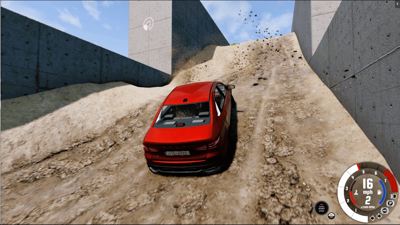 This Lada Vesta Climbed What Other Cars Couldn’t | BeamNG Drive