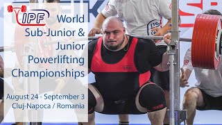 Men SJr , 120 - 120+ kg, Jr 120+ classic - World Sub-Junior &amp; Junior Powerlifting Championships 2023