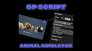 Script Animal Simulator [OP] (PAID)  | AS SPAMMER | Pet Control, Dupe Tools, Fake Position and more