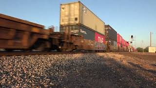 WBD Union Pacific #5704 WBD Stacktrain @ CP SP939 Picachio Blvd 5/8/25