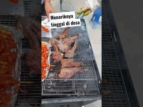 Apa sih menariknya hidup di desa #dagingdomba #bbq #musimgugur #양고기 #뒷마당고기파티