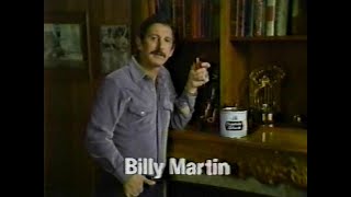 Captain Black Tobacco Commercial featuring Billy Martin (1985)