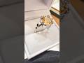 Stuchlík zlatý prsten s citrínem 015486 #jewelry #ring #citrine #gold #diamond #jewellery