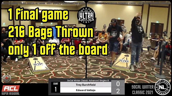 Cornhole Craziness - 216 bags thrown, only one bag...