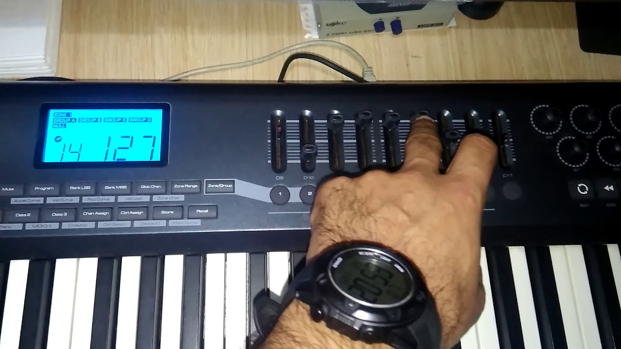 M-Audio Axiom 49 - Vídeo Funcionamento.